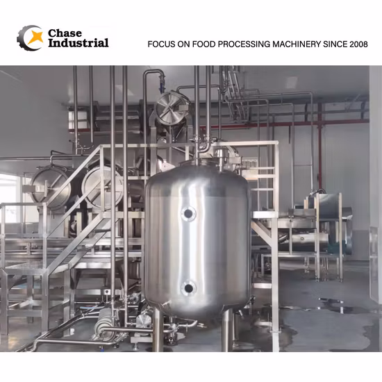 mangue aseptique de sauce de chili de paquet 220L/confiture pâte d'ananas faisant la chaîne de fabrication